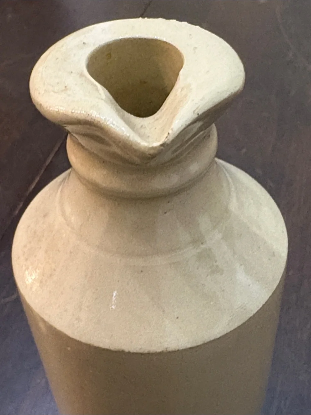Vintage Primitive English Stoneware Master Ink Bottle